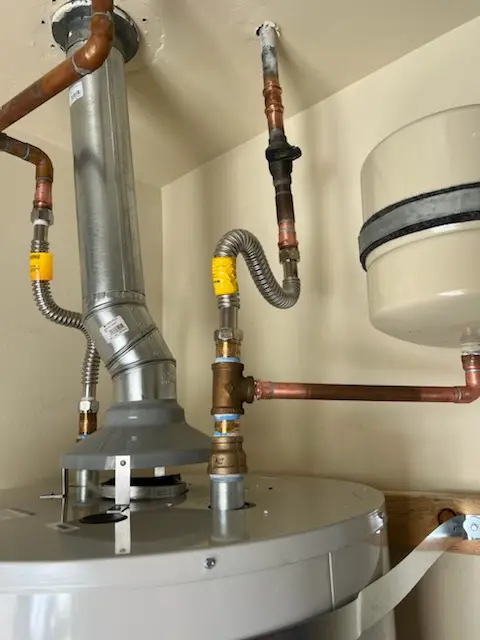 Water heater installation and plumbing repair in Stonewall